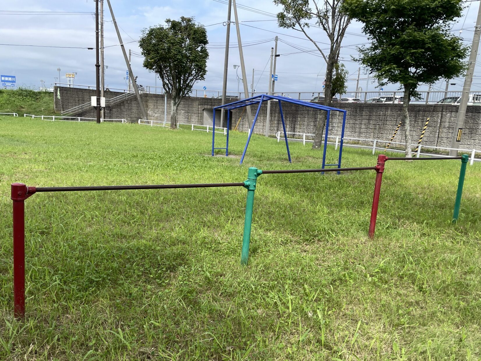堤公園鉄棒