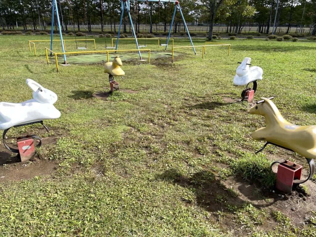 釧路町運動公園スイング遊具