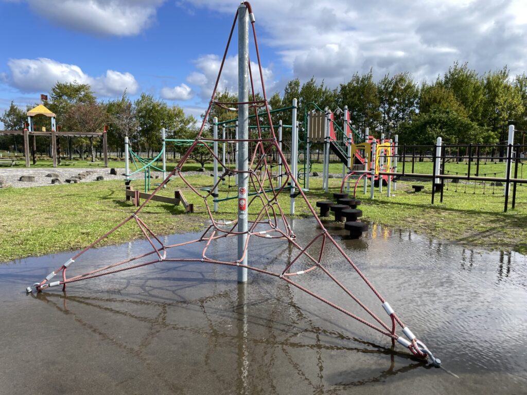 釧路町運動公園ザイルクライミング